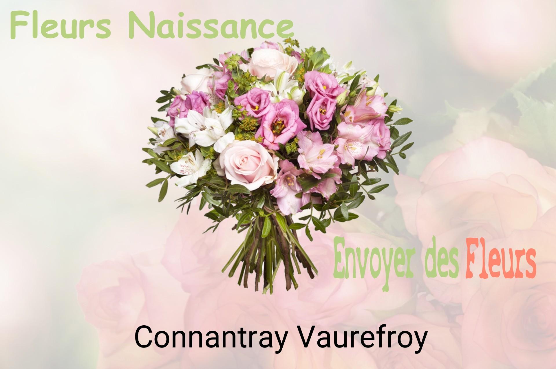 Bouquet de fleurs de naissance livré à Connantray-Vaurefroy